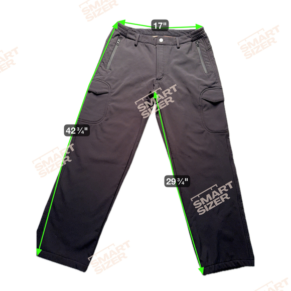 FREE SOLDIER Tactical Fleece-Lined Outdoor Pants – Black, Men’s Size 36/30 - Picture 6 of 6